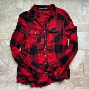 Red and Black plaid shirt